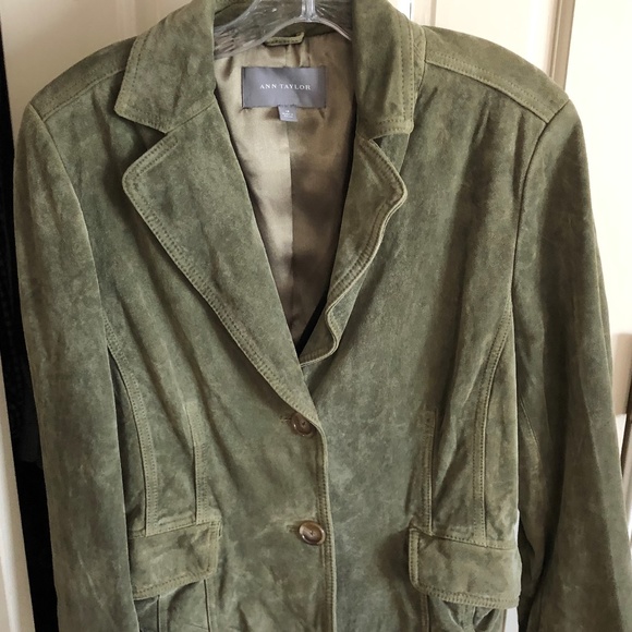 Ann Taylor Jackets & Blazers - Suede Jacket